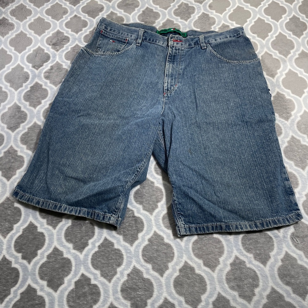Vintage Tommy Jeans Carpenter Shorts Men Size 36 Blue Denim CarpenterJeans